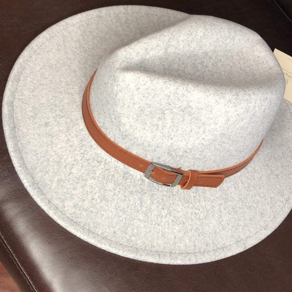 Light Grey Fedora Hat - Picture 3 of 6